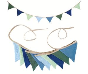 TEMU Guirnalda de tela de caramelo sólido para guardería de 2.6M, 10 banderines triangulares, pancarta de decoración para fiestas, ducha en casa, guirnalda de carnaval