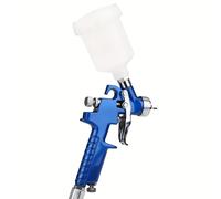 TEMU H-2000 Pistola de Pintura Profesional HVLP Mini Aerógrafo para Pintar Coches Pistola Neumática Aerográfica (Boquilla de 0.8Mm/1.0Mm) (Colores de la Cepillo Aleatorios)