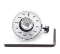 TEMU Herramienta de Medición de Ángulo para Llave de Torsión de 1/2 , de Torsión Ajustables 360° de 1/2", Herramienta de Medición Profesional, Regalo para
