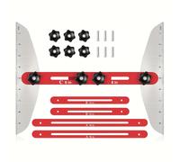TEMU Herramienta de medición y corte de escalones de metal ajustable para planos de escaleras, que varía de 11 pulgadas, para escaleras con un acabado