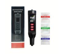 TEMU Herramienta portátil multifuncional de prueba de calidad del agua en Uno TDS/EC/PH/SALT//S.G./ORP, adecuada para piscinas y acuarios