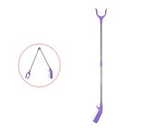 TEMU Herramienta Recogedora de 35.5", Cabeza 360° y Mandíbula Ancha, Garra de Basura Plegable y con Agarre - Recogedor de Basura para Mayores, Mujeres Embarazadas, Uso Exterior (Regalo Ideal)