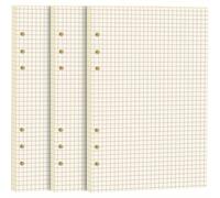 TEMU Hoja A5 Cuadrada, 135 Hojas, 6 Agujeros, Papel de para Cuadernos A5, Diario, Dibujo y Pintura