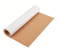TEMU Hoja de aislamiento de corcho autoadhesiva para posavasos, decoración de pared, fiestas y manualidades DIY en color dorado de 400x1mm