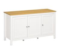 TEMU HOMCOM Aparador Armario de Cocina Puertas Buffet de Salon con Estantes Ajustables para Comedor Estilo Moderno 120x40x70 cm