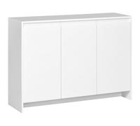 TEMU HOMCOM Aparador de Cocina Moderno Mueble Aparador Puertas Estantes Ajustables y Cierre Soporte para Televisores 120x35x85 cm