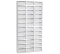 TEMU HOMCOM de almacenamiento para CD/DVD, gabinete de almacenamiento con 1116 compartimentos para CD, 36 compartimentos ajustables , 195 x 102 ,5 cm, color