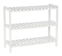TEMU HOMCOM Estante Zapatero de Madera Estante para Zapatos de 3 Niveles Zapatero Recibidor para 9 de Zapatos para Entrada Pasillo 70x26x57.5 cm