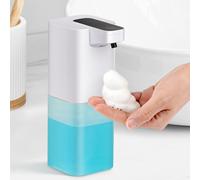 TEMU HOTU 1 dispensador de jabón en espuma con sensor, dispensador de jabón automático, 400 ml/14 oz sin , recargable por USB, dispensador de jabón en espuma automático para baño y cocina, Ipx5