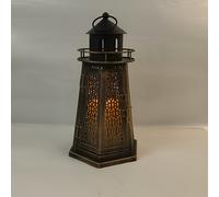 TEMU Hueco de - Decoraciones Elegantes de Metal para Mesa, Perfectas para Hogar, y Fiestas - Adecuado para Uso Interior y Exterior (Vela/ No Incluidas) - Estilo Moderno