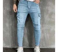 TEMU Jeans de trabajo ajustados para hombre