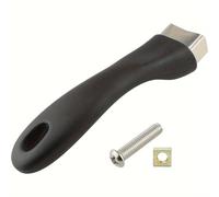 TEMU Juego de 1 asa de repuesto para sartén, asa para cacerola de leche, asa de sartén de , largas -escaldaduras con tornillos, accesorios de repuesto para utensilios de cocina del hogar