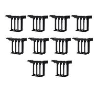 TEMU Juego de 10 clips de drenaje para paneles solares mejorados - Con diseño de 4 , clips son ideales para limpiar módulos fotovoltaicos y gestionar el drenaje de paneles solares