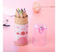 TEMU Juego de 12 Lápices con Sacapuntas, Suministros para , Papelería Kawaii, Colores Variados, Bolígrafos de Escritura, Artículos Económicos, Cosas , Estética , Gadgets Geniales, Artículos Inusuales