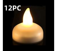 TEMU Juego de 12 para el hogar, luces de té flotantes sin llama con sensor de agua, velas de té LED, velas a pilas adecuadas para el hogar, , , emergencias y decoración