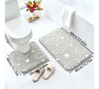 TEMU Juego de 2 alfombras antideslizantes que en , ultra suaves, para baño, decoración de baño, súper absorbentes
