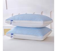 TEMU Juego de 2 almohadas de tofu y transpirables - Soporte relajante para el cuello para dormir fácil y en casa, en el dormitorio o en hoteles - Un regalo para las fiestas