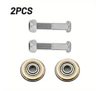 TEMU Juego de 2 cerámicas para cortadores de azulejos con rodamiento de de tungsteno y disco de cuchilla para cortar vidrio, adecuado para máquinas de corte de azulejos y , 22X6X6Mm