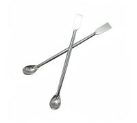 TEMU Juego de 2 cucharas de acero inoxidable con - Herramientas versátiles para uso en como en cocina, con un para transferencia de material, resistentes y fáciles de mantener, ideales para y