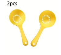 TEMU Juego de 2 espátulas para arroz con forma de media luna, molde antiadherente para sushi y cuchara para crear platos caseros en un estilo de cocina o restaurante