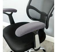 TEMU Juego de 2 fundas para reposabrazos, protectores elásticos para reposabrazos de silla de oficina, para escritorio, giratorias o sillas de ordenador