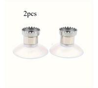 TEMU Juego de 2 jaboneras magnéticas - Soporte de para pared que no requiere perforación, para la organización de la ducha y el baño. en plástico duradero con serrado para un fácil