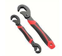 TEMU Juego de 2 llaves universales ajustables mejoradas, más duraderas y resistentes al - Llave ajustable portátil, de acero de carbono, llave multifuncional multiusos resistente al para exteriores