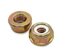 TEMU Juego de 2 piezas de tuerca de tornillo universal M10x1.25 para desbrozadora de y cortacésped, tuerca de seguridad antisoltamiento