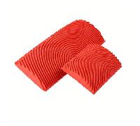 TEMU Juego de 2 Rodillos de Pintura con de de Madera - de Madera Falsa para de Pared y Decoración, Herramientas de Manuales No Eléctricas