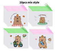 TEMU Juego de 20/40 piezas de fundas de carpeta de PVC con diseño de de dibujos animados, tamaño 17.02x21.08 cm, fundas esmeriladas organizadoras de archivos y papelería, ideales para y uso de oficina