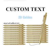 TEMU Juego de 20 bolígrafos de lujo, retráctiles con . texto grabado con láser, que proporciona una de escritura , ideal para , nupciales, oficinas corporativas, y educadores.