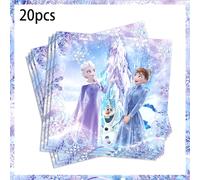 TEMU Juego de 20 servilletas de de Frozen de , servilletas desechables de temática de para accesorios de mesa, adecuadas para artículos de , festivos, , , celebraciones y decoración de picnic al