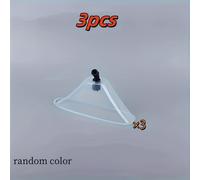 TEMU Juego de 3 boquillas de rociado transparentes con forma de - Cabezales ajustables de plástico duradero, adecuados para mangueras de jardín, riego uniforme de y macizos de flores