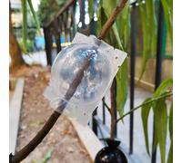TEMU Juego de 3 cajas de plástico reutilizables para el crecimiento de de plantas, sembradora de capas vacías para a presión, controlador de de plantas de jardín