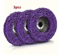 TEMU Juego de 3 discos abrasivos de cambio rápido, 4" X 7/8" - de duradero, ideal para pelar pintura y de superficies, adicionales