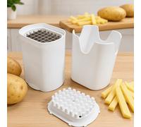 TEMU Juego de 3 Piezas Cortador Multifuncional de Acero Inoxidable para Patatas, Verduras y Frutas - Rallador Rápido para Zanahorias y Pepinos