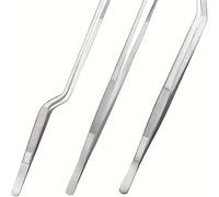 TEMU Juego de 3 pinzas de cocina de acero inoxidable, pinzas de chef profesionales para platos, , y de cocción de precisión, herramientas y gadgets de cocina multiusos