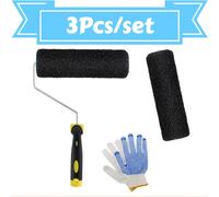 TEMU Juego de 3 rodillos de pintura compuestos para paneles de yeso, que 1 de rodillo de pintura, diseñado para aplicar a paredes y techos con un pequeño rodillo de pintura