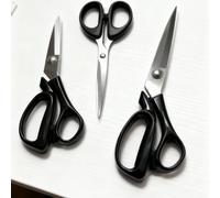 TEMU Juego de 3 tijeras de sastrería profesionales | con cuchillas duraderas de acero inoxidable para un corte de , ropa y de costura - Perfectas para sastres