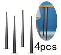TEMU Juego de 4 Accesorios para Patas de Muebles - Patas de Muebles Metálicas de Repuesto para Sofá, , Dormitorio, Mesa, Armario y Soporte de TV