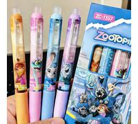 TEMU Juego de 4 bolígrafos de "Zootopia", perfectos para uso de oficina y de . Son excelentes para escribir y también son regalos ideales para fiestas, Navidad y , lo que los convierte en un gran para