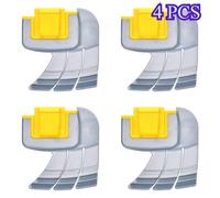 TEMU Juego de 4 cepillos de repuesto compatibles con Zodiac MX6 MX8 Elite y Polaris MAXX Atlas XT, cabezales de cepillo ciclónicos de fregado R0714400 de plástico/goma, adecuados para piscina, spa