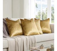 TEMU Juego de 4 fundas de almohada de terciopelo lujoso de 18X18 pulgadas, perfectas para decorar tu sofá con un moderno