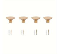 TEMU Juego de 4 ganchos de pared de madera con , perfectos para colgar ropa, abrigos, sombreros, bufandas y toallas en el dormitorio, añadiendo un elegante a la decoración de la habitación
