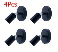 TEMU Juego de 4 lámparas de pared modernas y sencillas con ajustable y portalámparas E27, adecuadas para pasillo, escalera, cocina y , luces de techo para Halloween y Navidad (sin bombillas)
