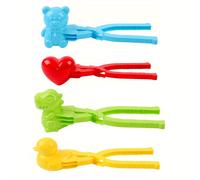 TEMU Juego de 4 moldes para sushi y arroz con cucharas de animales y pinzas para - Plástico duradero, Kit para hacer sushi, Molde para arroz,