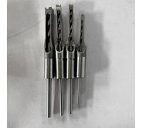 TEMU Juego de 4 piezas de brocas cuadradas HSS de 6.4/8/9.5/12.7 mm para carpintería, herramienta de guía para taladrar y posicionar, herramientas de tallado para trabajos en madera