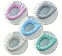 TEMU Juego de 5 Fundas de Asiento de Inodoro de Lujo con - Ultra Cómodas, Lavables a Máquina, Extraíbles, para de Inodoro, Alfombrilla Tejida, Fácil de Limpiar, Duraderas