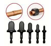 TEMU Juego de 5 piezas de expansor para taladro manual, para tubos, conjunto de herramientas rotativas de estirado para aire acondicionado