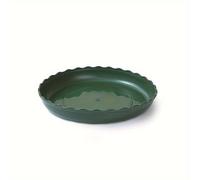TEMU Juego de 5 platillos para macetas, bandeja base móvil, bandeja redonda de plástico estriada para plantas, ideal para entusiastas de la jardinería